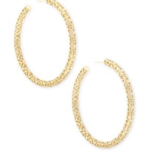 Kendra Scott Maggie, Gold Large Hoops
